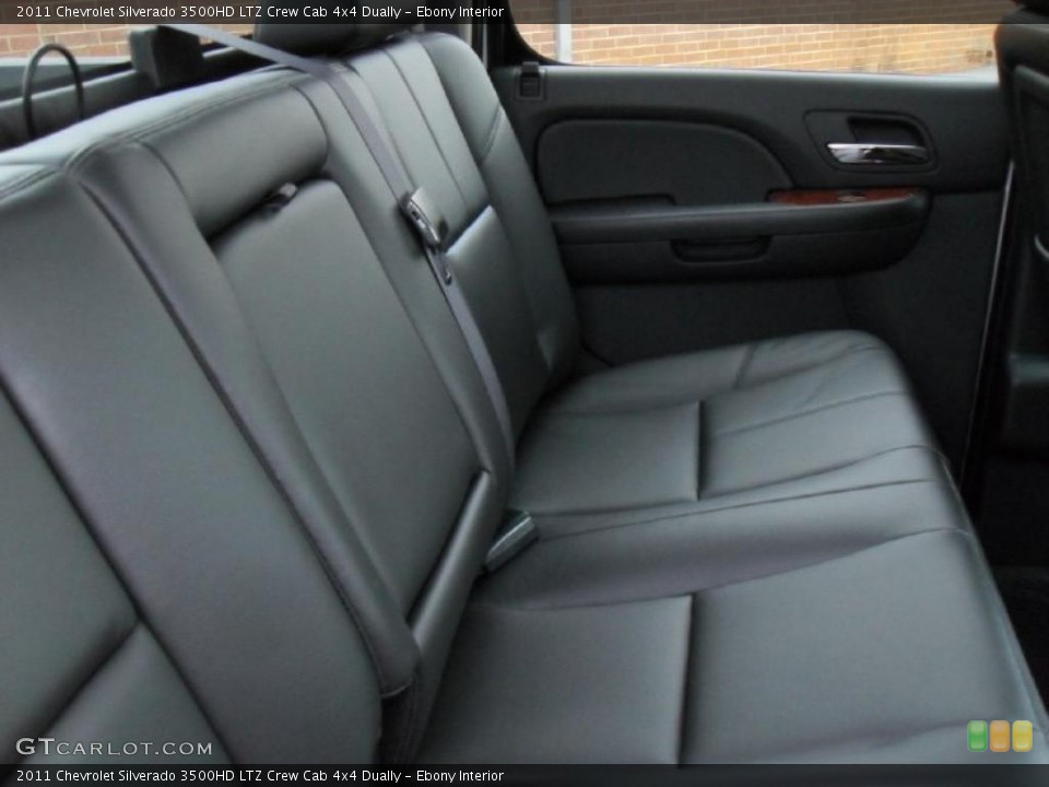 Ebony Interior Photo for the 2011 Chevrolet Silverado 3500HD LTZ Crew Cab 4x4 Dually #43920826