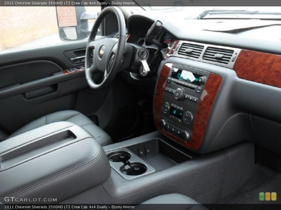 Ebony Interior Dashboard for the 2011 Chevrolet Silverado 3500HD LTZ Crew Cab 4x4 Dually #43920854