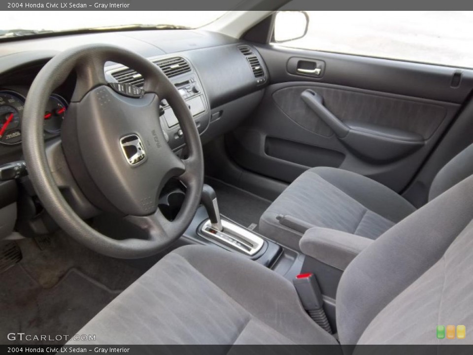 Gray Interior Photo for the 2004 Honda Civic LX Sedan #43923914