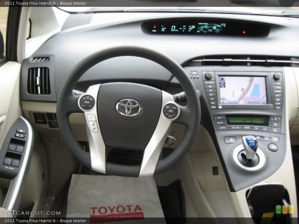 Bisque Interior Dashboard for the 2011 Toyota Prius Hybrid III #43924418