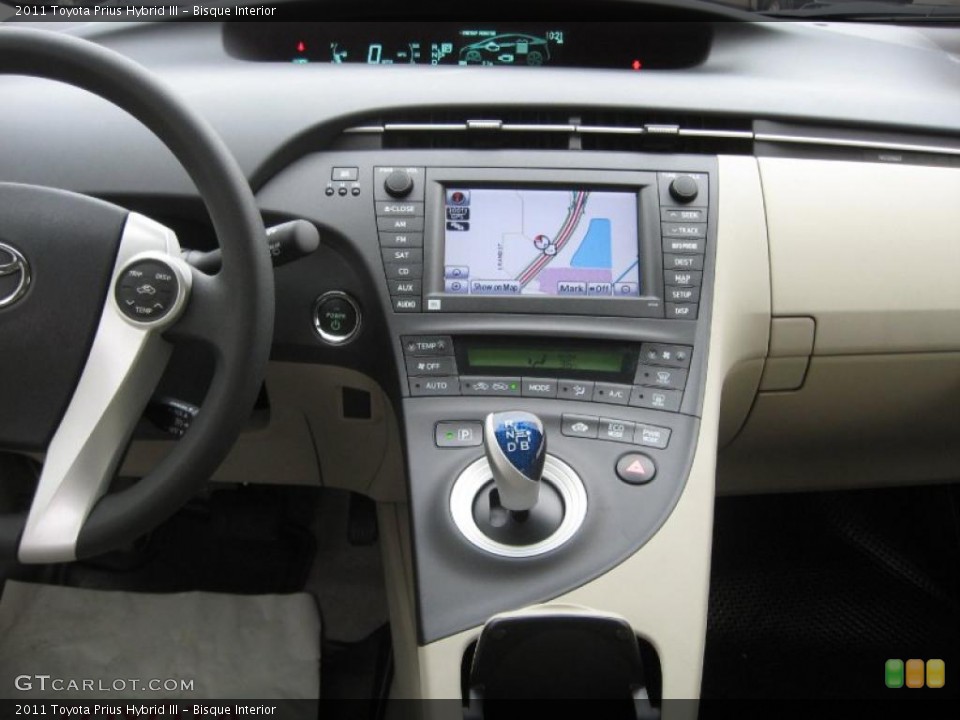 Bisque Interior Controls for the 2011 Toyota Prius Hybrid III #43924432