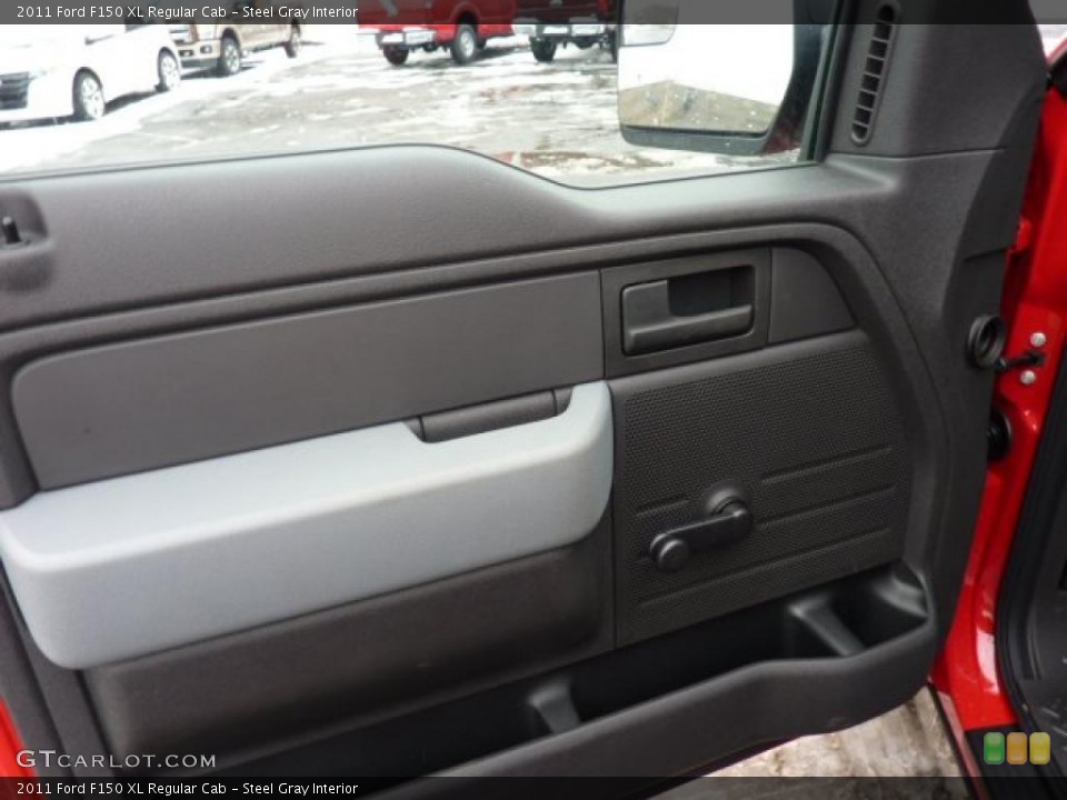 Steel Gray Interior Door Panel for the 2011 Ford F150 XL Regular Cab #43924726