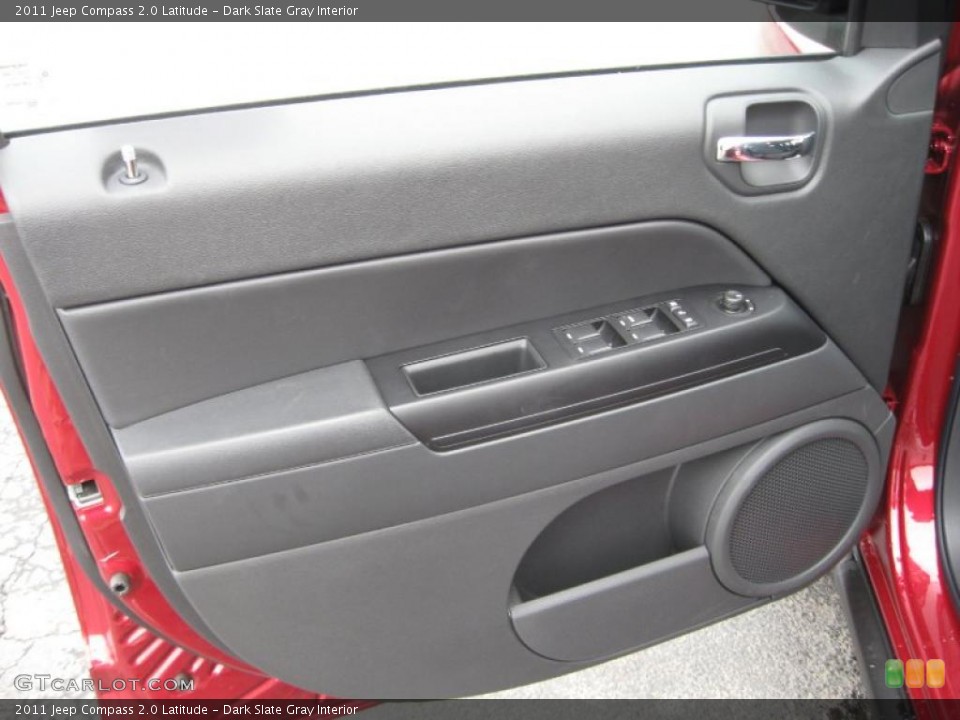 Dark Slate Gray Interior Door Panel for the 2011 Jeep Compass 2.0 Latitude #43925727