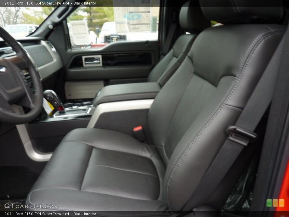 Black Interior Photo for the 2011 Ford F150 FX4 SuperCrew 4x4 #43926350
