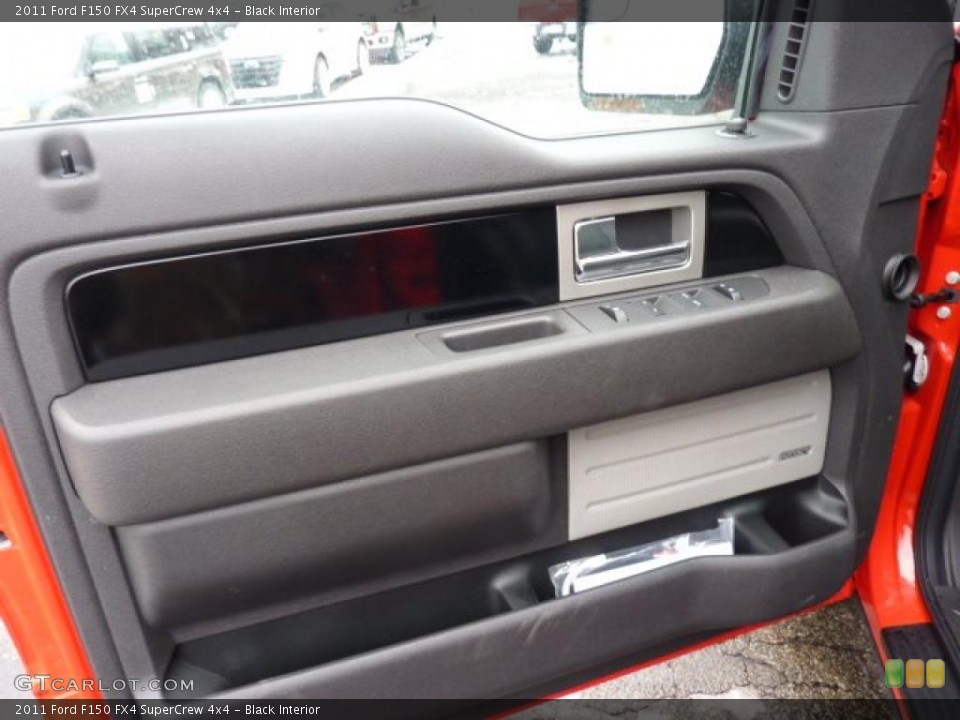 Black Interior Door Panel for the 2011 Ford F150 FX4 SuperCrew 4x4 #43926386