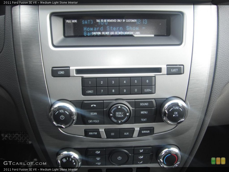Medium Light Stone Interior Controls for the 2011 Ford Fusion SE V6 #43926831