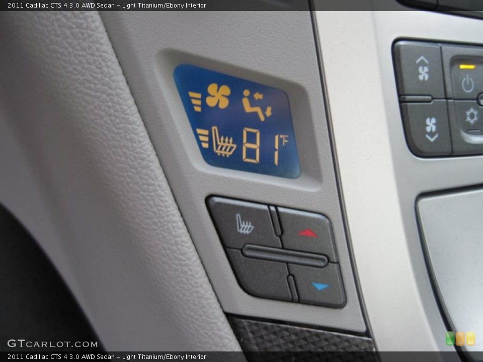 Light Titanium/Ebony Interior Controls for the 2011 Cadillac CTS 4 3.0 AWD Sedan #43927386