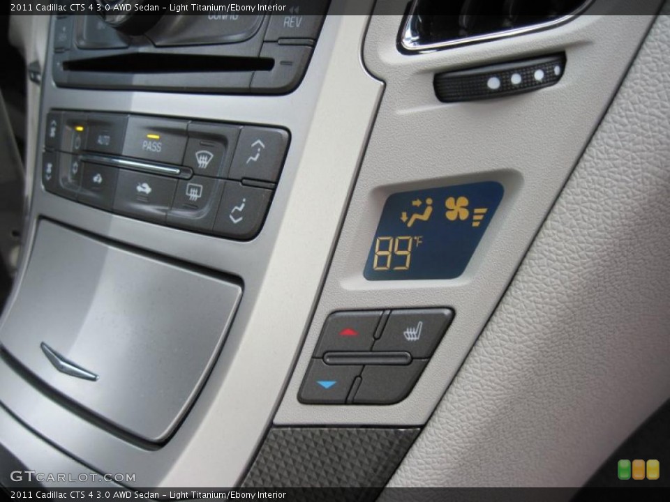 Light Titanium/Ebony Interior Controls for the 2011 Cadillac CTS 4 3.0 AWD Sedan #43927506
