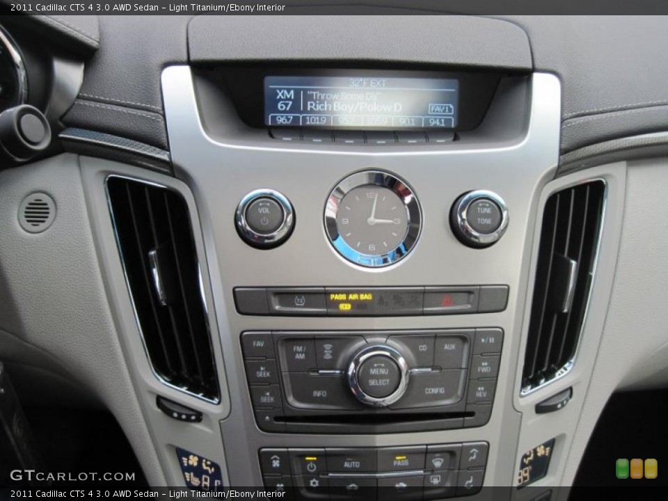 Light Titanium/Ebony Interior Controls for the 2011 Cadillac CTS 4 3.0 AWD Sedan #43927534