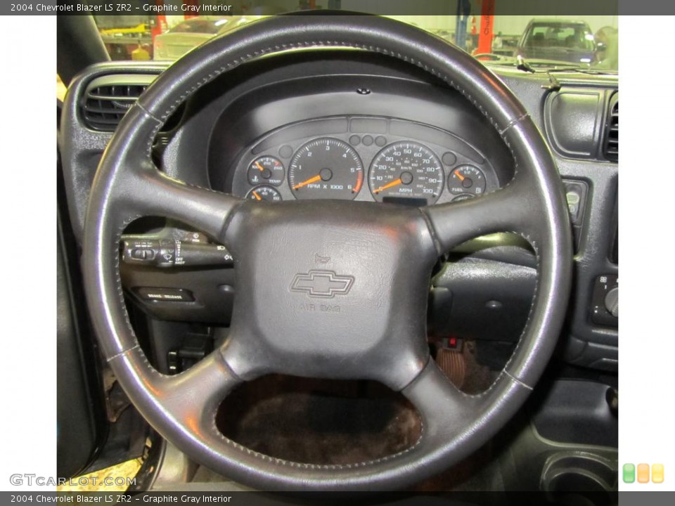 Graphite Gray Interior Steering Wheel for the 2004 Chevrolet Blazer LS ZR2 #43929042