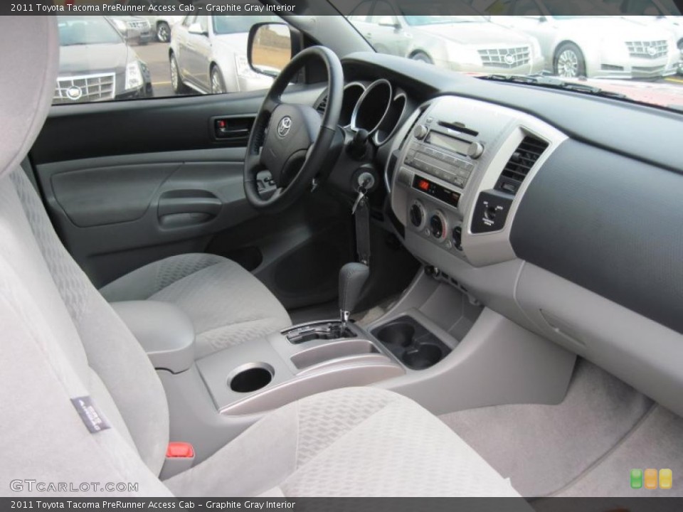Graphite Gray Interior Photo for the 2011 Toyota Tacoma PreRunner Access Cab #43930274