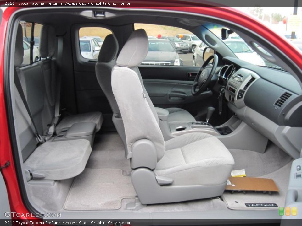 Graphite Gray Interior Photo for the 2011 Toyota Tacoma PreRunner Access Cab #43930290