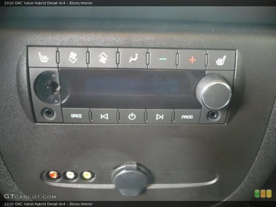 Ebony Interior Controls for the 2010 GMC Yukon Hybrid Denali 4x4 #43931858