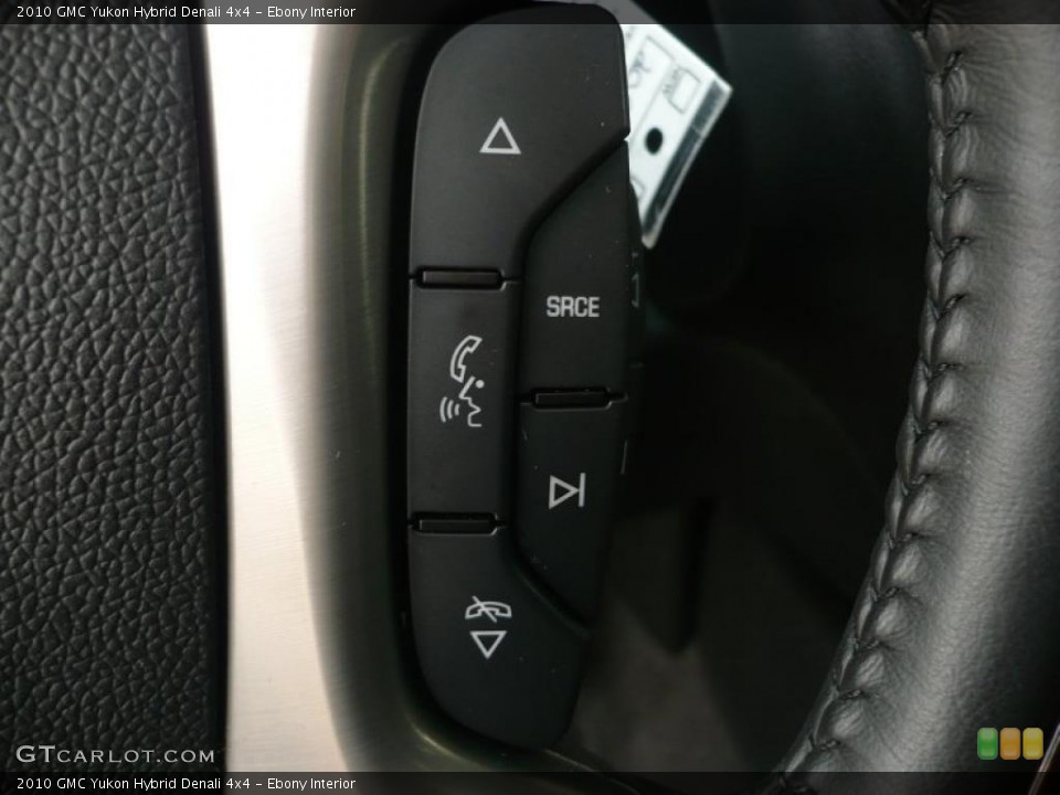 Ebony Interior Controls for the 2010 GMC Yukon Hybrid Denali 4x4 #43931990