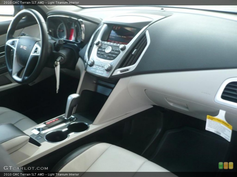 Light Titanium Interior Dashboard for the 2010 GMC Terrain SLT AWD #43932226