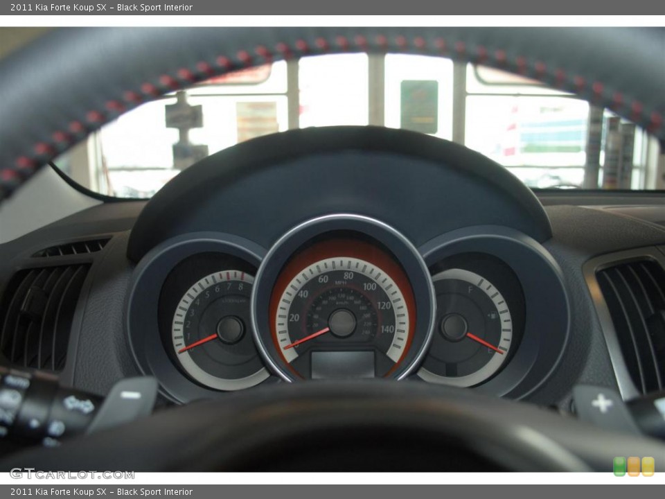 Black Sport Interior Gauges for the 2011 Kia Forte Koup SX #43933682