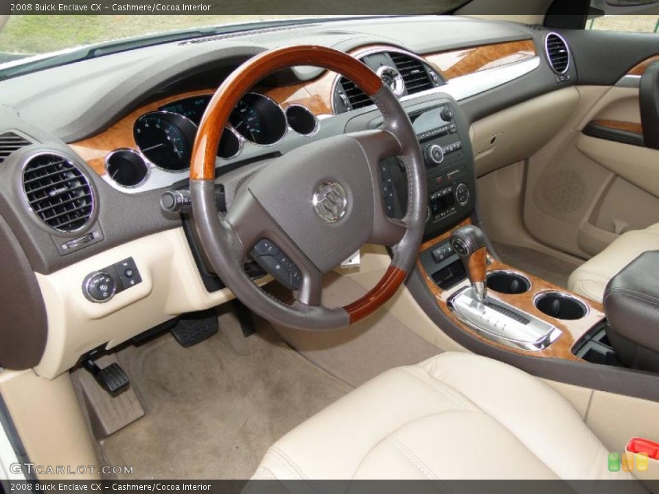 Cashmere/Cocoa Interior Prime Interior for the 2008 Buick Enclave CX #43937356