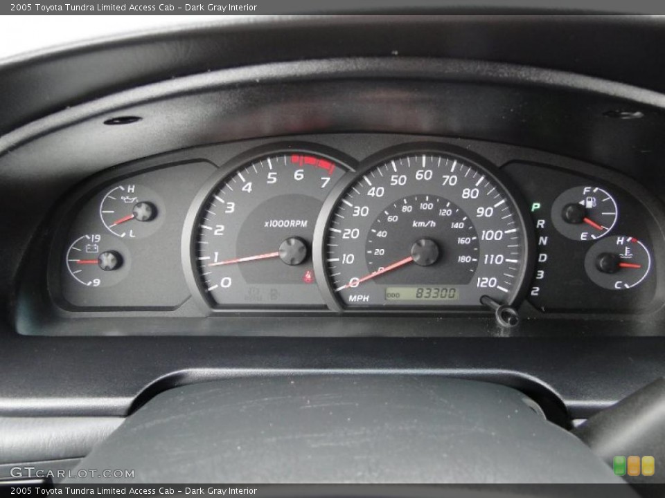 Dark Gray Interior Gauges for the 2005 Toyota Tundra Limited Access Cab #43938923
