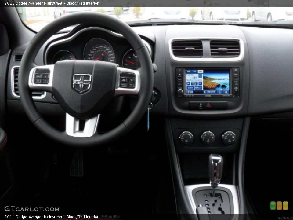 Black/Red Interior Dashboard for the 2011 Dodge Avenger Mainstreet #43941611