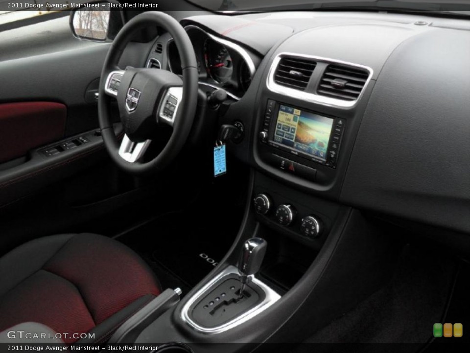Black/Red Interior Dashboard for the 2011 Dodge Avenger Mainstreet #43941667