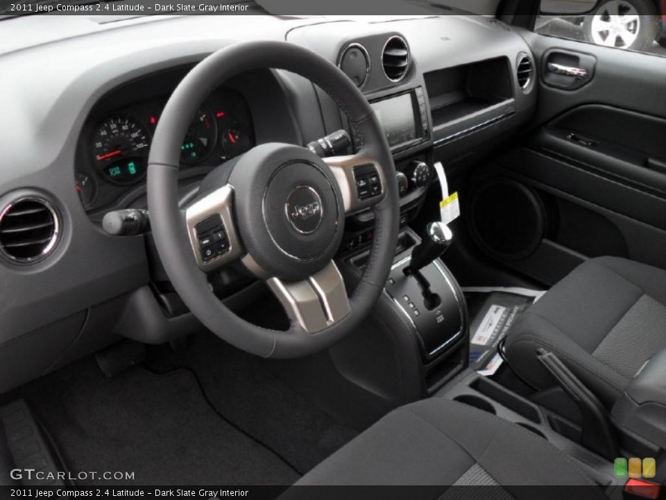 Dark Slate Gray Interior Prime Interior for the 2011 Jeep Compass 2.4 Latitude #43942096