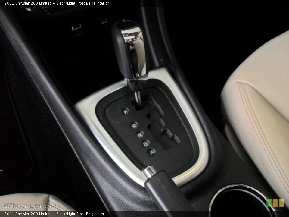 Black/Light Frost Beige Interior Transmission for the 2011 Chrysler 200 Limited #43943023