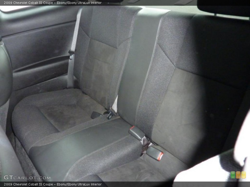 Ebony/Ebony UltraLux Interior Photo for the 2009 Chevrolet Cobalt SS Coupe #43943375