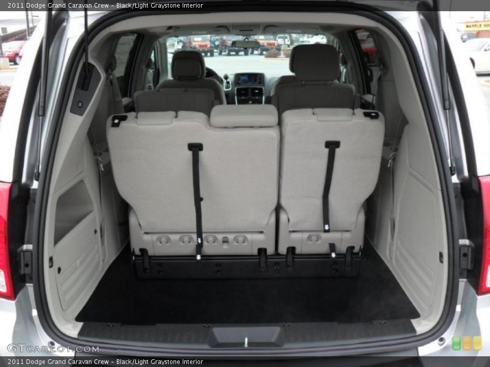 Black/Light Graystone Interior Trunk for the 2011 Dodge Grand Caravan Crew #43944319