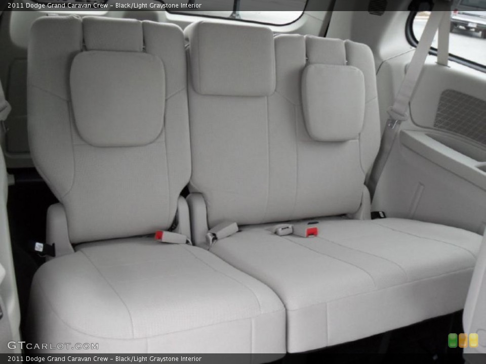 Black/Light Graystone Interior Photo for the 2011 Dodge Grand Caravan Crew #43944347