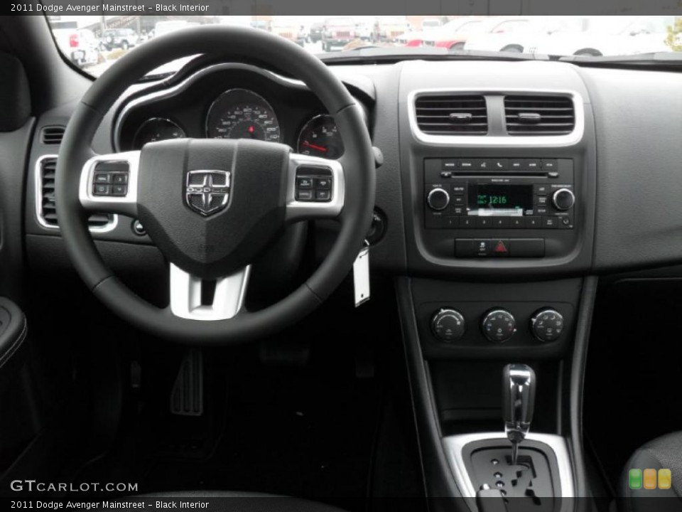 Black Interior Dashboard for the 2011 Dodge Avenger Mainstreet #43944679