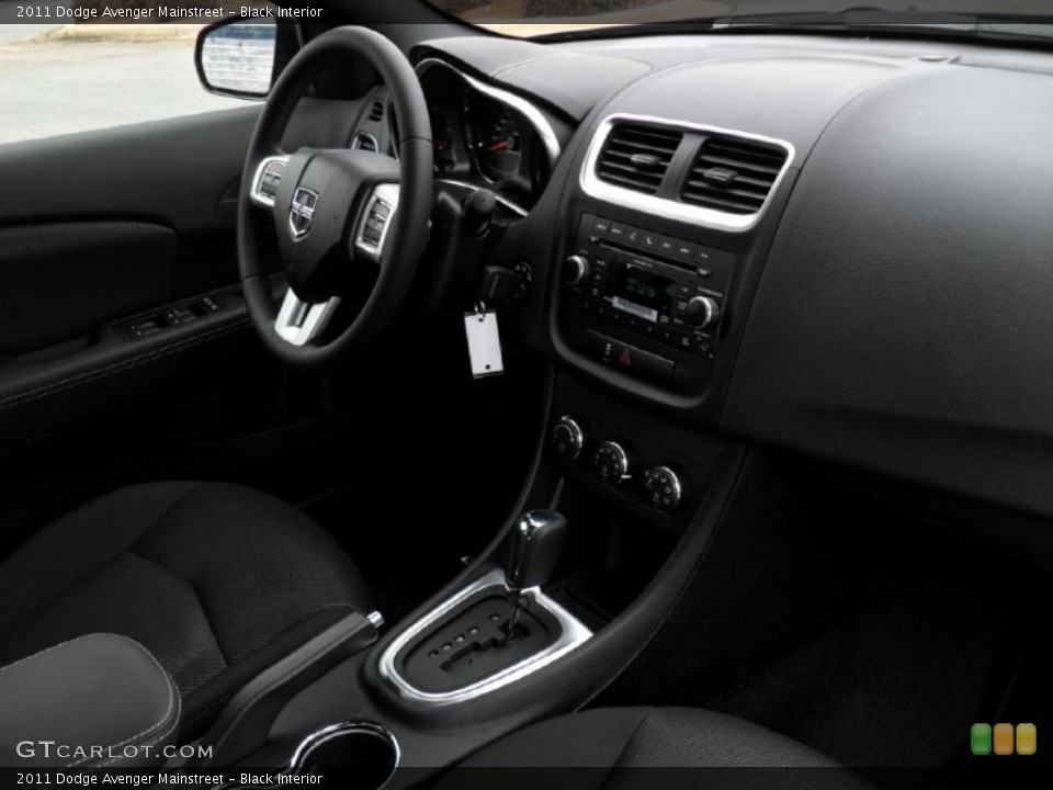 Black Interior Dashboard for the 2011 Dodge Avenger Mainstreet #43944766
