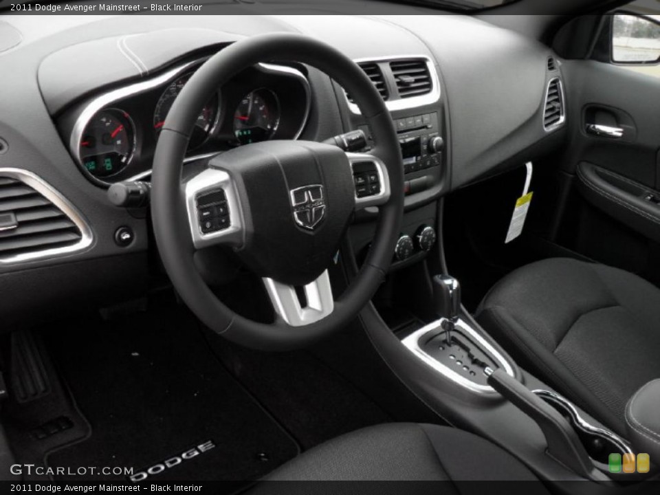 Black Interior Prime Interior for the 2011 Dodge Avenger Mainstreet #43944839