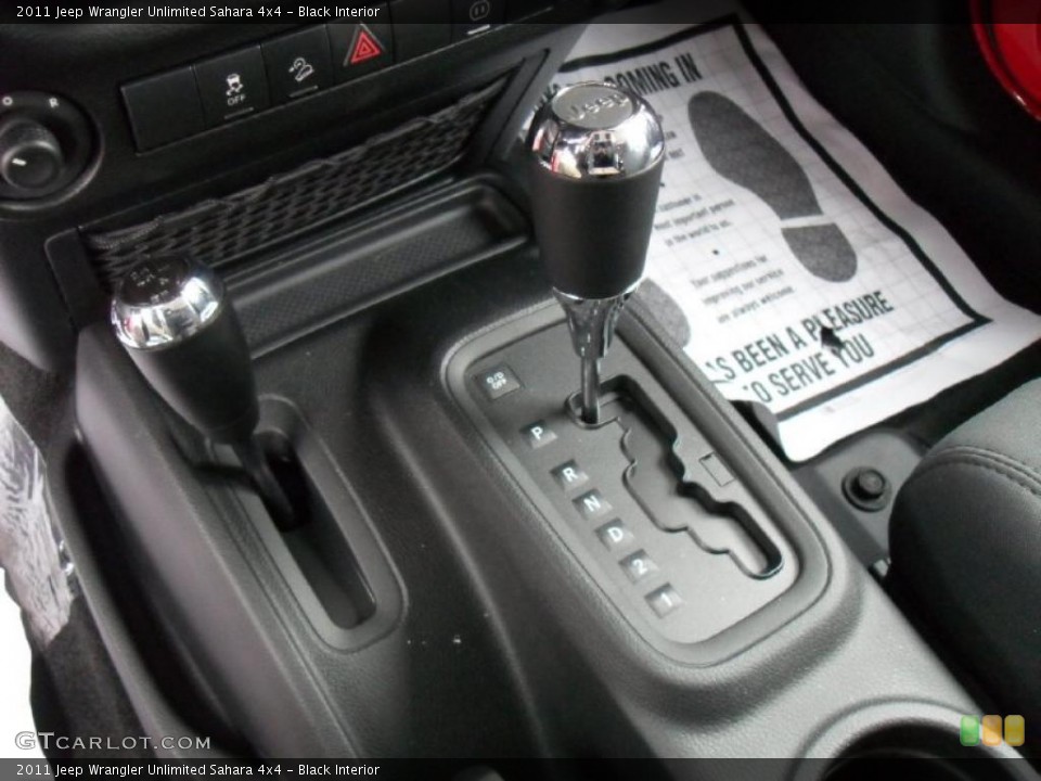 Black Interior Transmission for the 2011 Jeep Wrangler Unlimited Sahara 4x4 #43945795