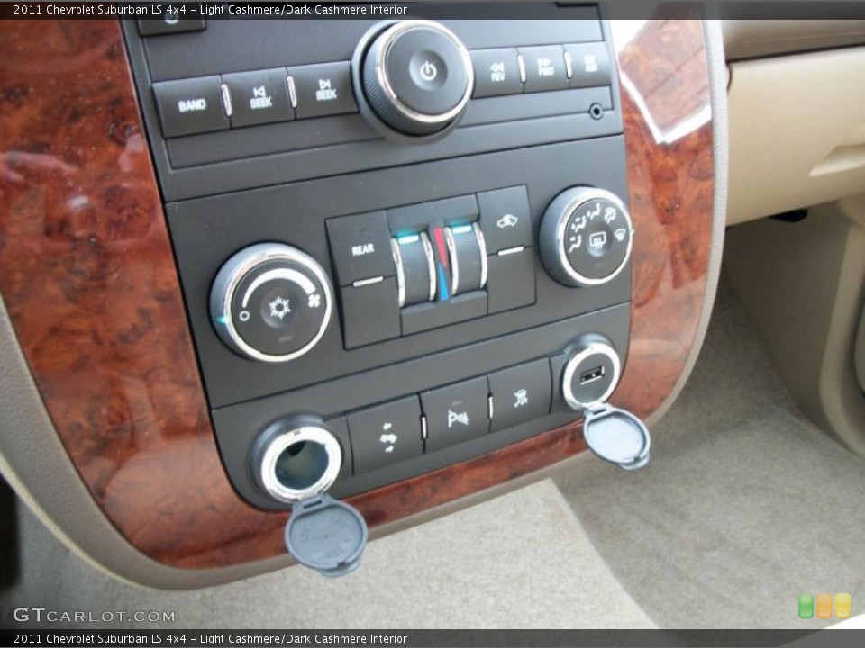 Light Cashmere/Dark Cashmere Interior Controls for the 2011 Chevrolet Suburban LS 4x4 #43946239