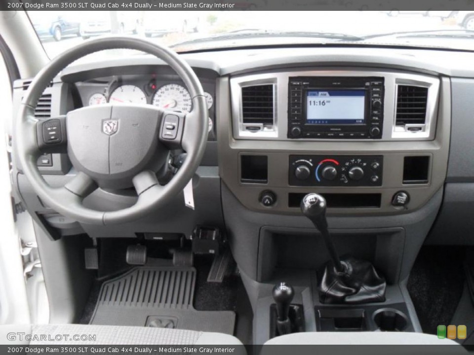 Medium Slate Gray Interior Dashboard for the 2007 Dodge Ram 3500 SLT Quad Cab 4x4 Dually #43946671