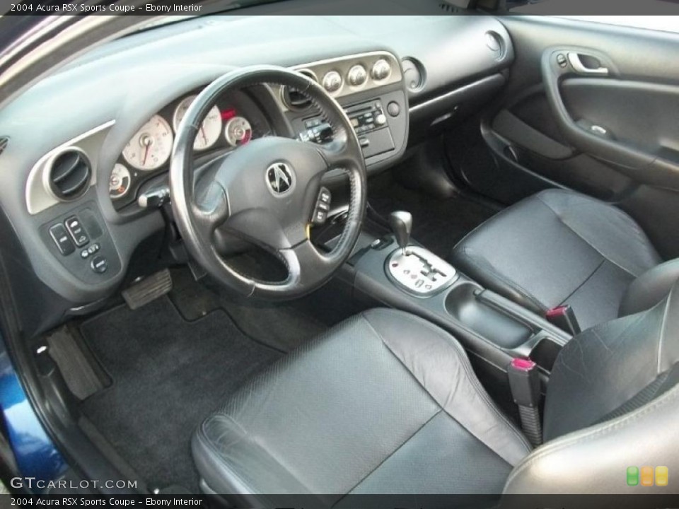 Ebony Interior Prime Interior for the 2004 Acura RSX Sports Coupe #43948509