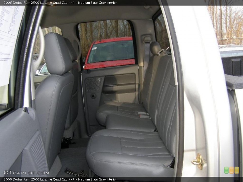 Medium Slate Gray Interior Photo for the 2006 Dodge Ram 2500 Laramie Quad Cab 4x4 #43951341