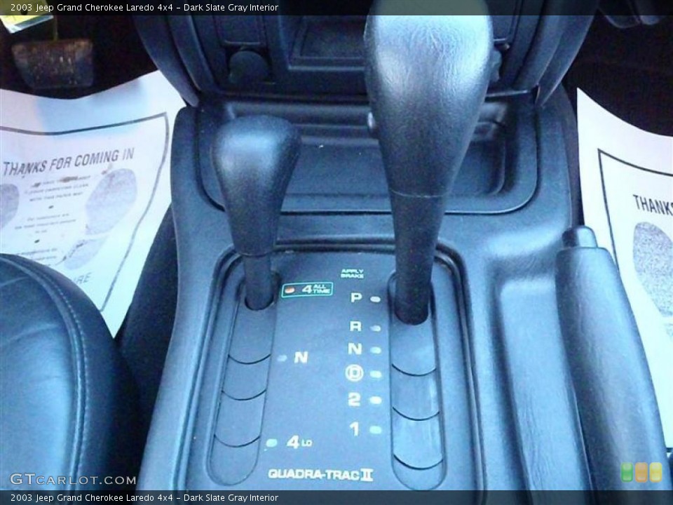 Dark Slate Gray Interior Transmission for the 2003 Jeep Grand Cherokee Laredo 4x4 #43952046
