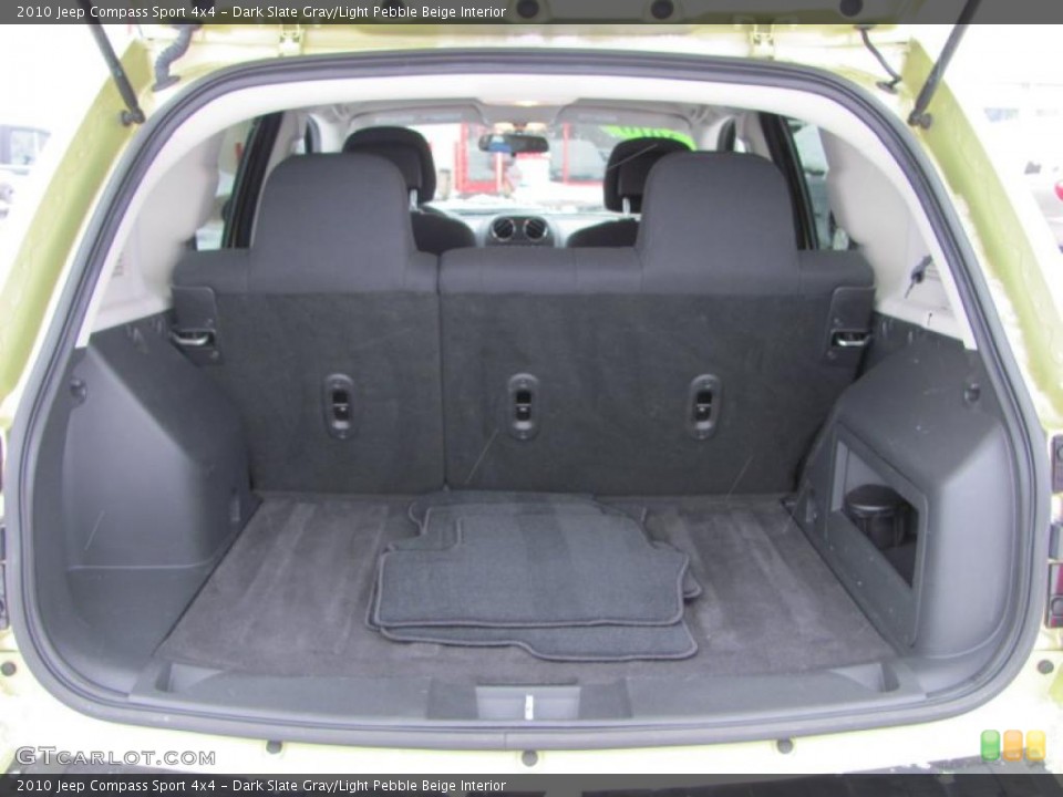 Dark Slate Gray/Light Pebble Beige Interior Trunk for the 2010 Jeep Compass Sport 4x4 #43954569