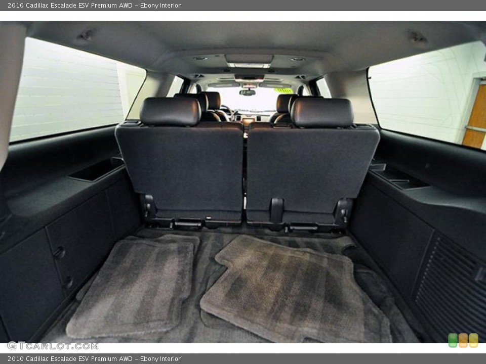 Ebony Interior Trunk for the 2010 Cadillac Escalade ESV Premium AWD #43958566