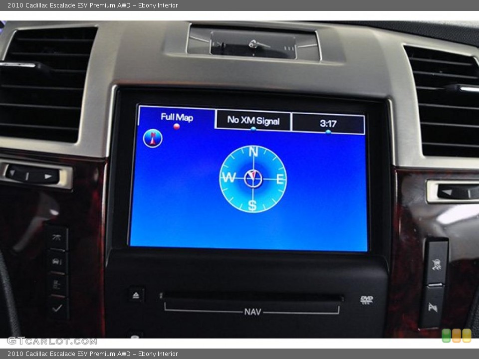 Ebony Interior Navigation for the 2010 Cadillac Escalade ESV Premium AWD #43958762