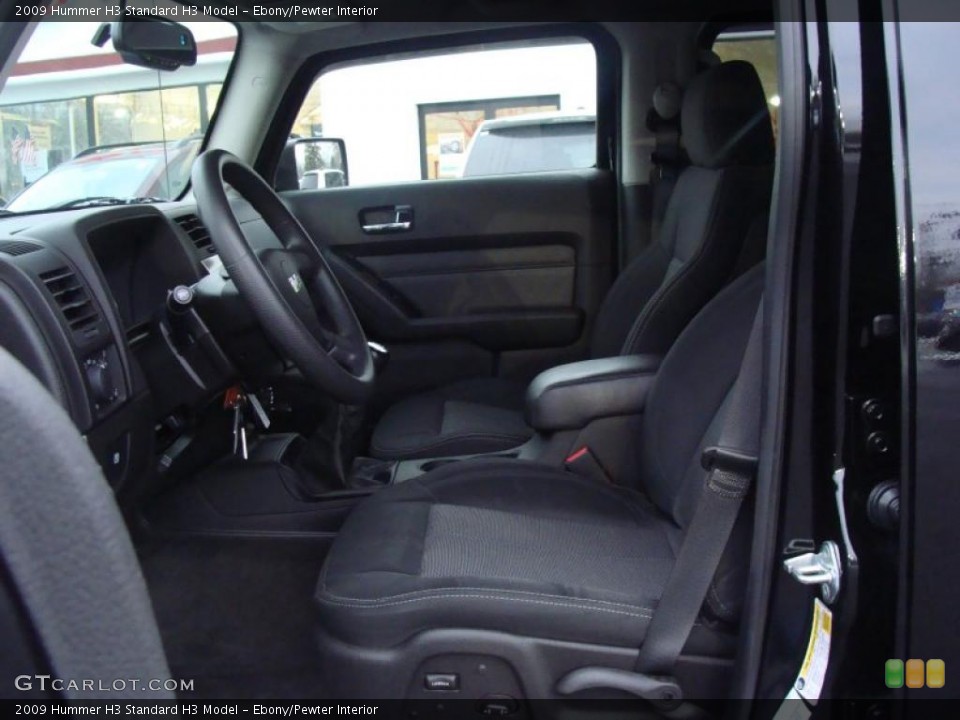 Ebony/Pewter Interior Photo for the 2009 Hummer H3  #43959620