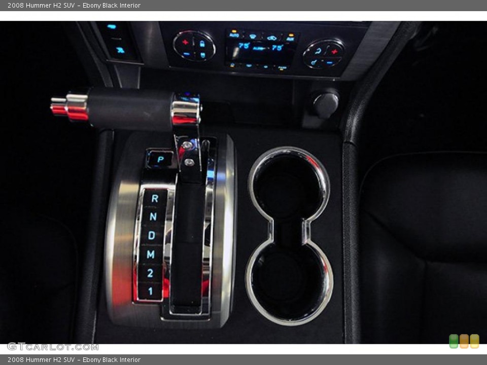 Ebony Black Interior Transmission for the 2008 Hummer H2 SUV #43960872