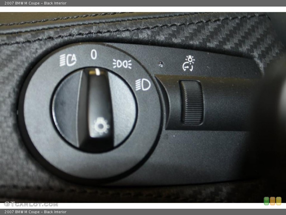Black Interior Controls for the 2007 BMW M Coupe #43962375