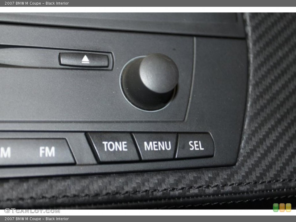 Black Interior Controls for the 2007 BMW M Coupe #43962484