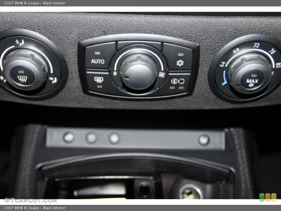 Black Interior Controls for the 2007 BMW M Coupe #43962517