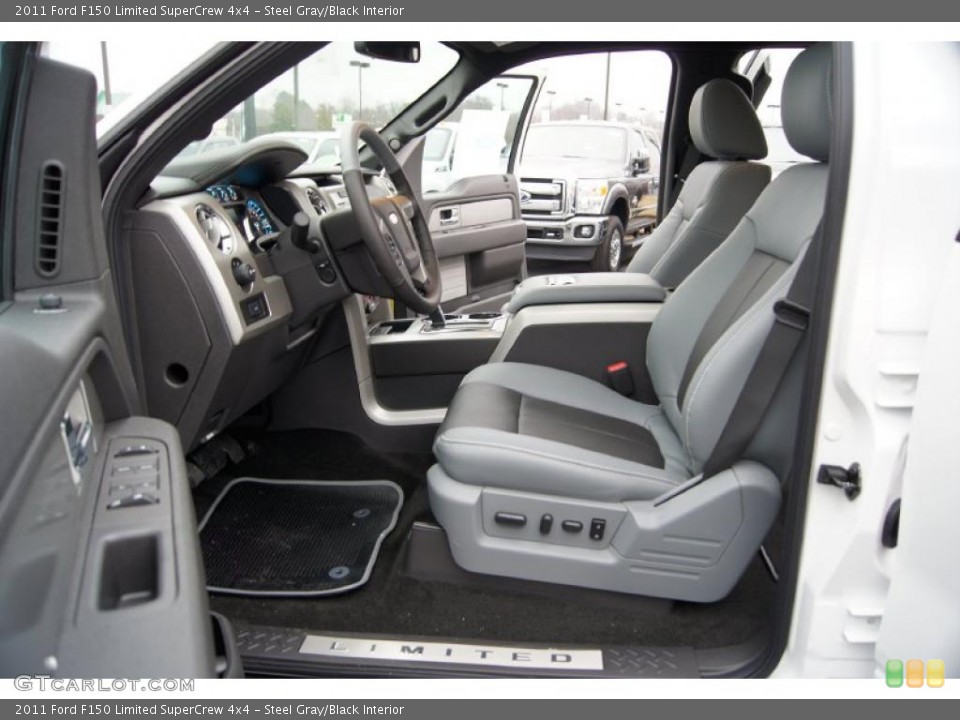 Steel Gray/Black Interior Photo for the 2011 Ford F150 Limited SuperCrew 4x4 #43965716