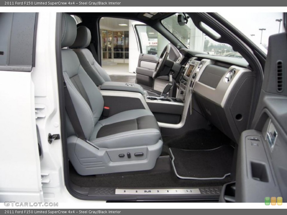 Steel Gray/Black Interior Photo for the 2011 Ford F150 Limited SuperCrew 4x4 #43965844