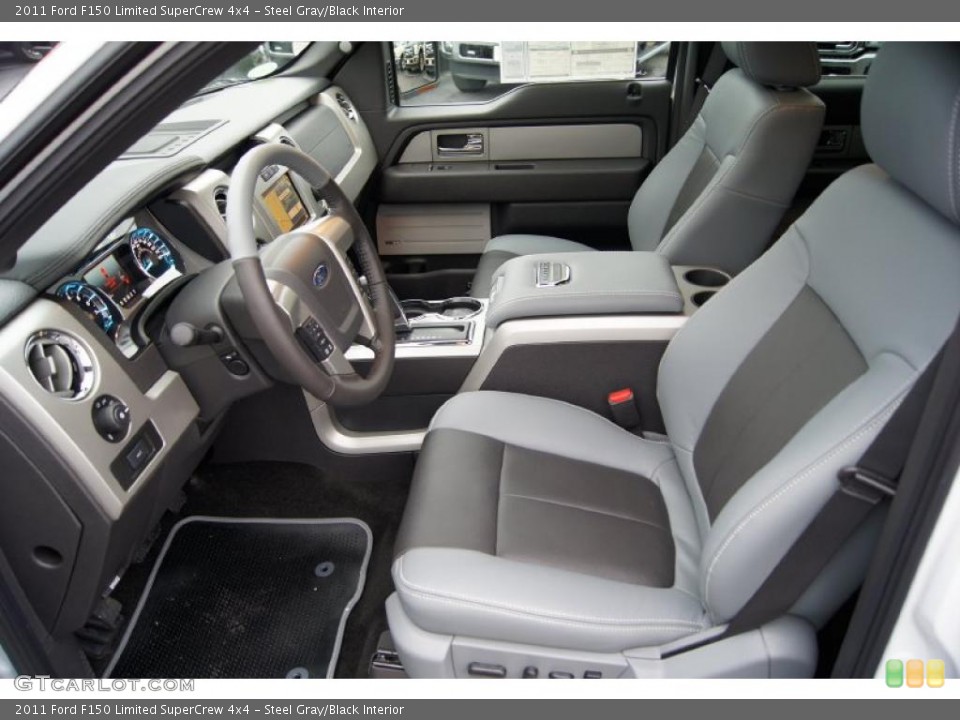 Steel Gray/Black Interior Photo for the 2011 Ford F150 Limited SuperCrew 4x4 #43966076