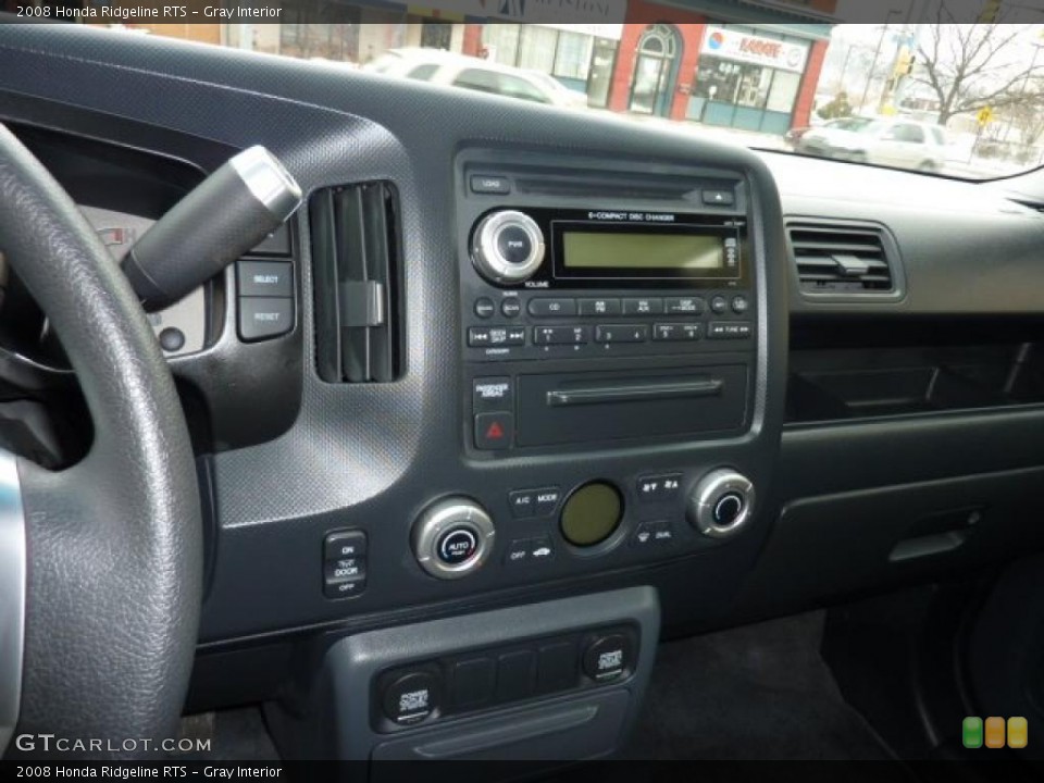 Gray Interior Controls for the 2008 Honda Ridgeline RTS #43967956